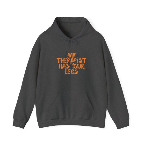 My Therapist Has Four Legs Hoodie | Dog Lover Paw Print Sweatshirt - Image 29