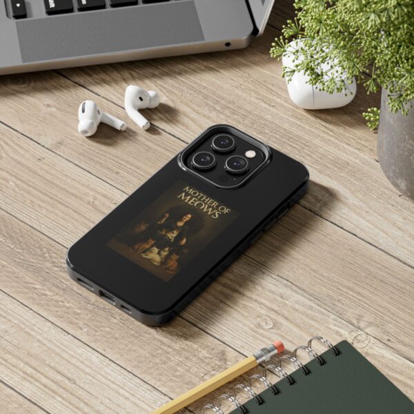 Tough Phone Cases featuring 'Mother of Meows' - Image 48