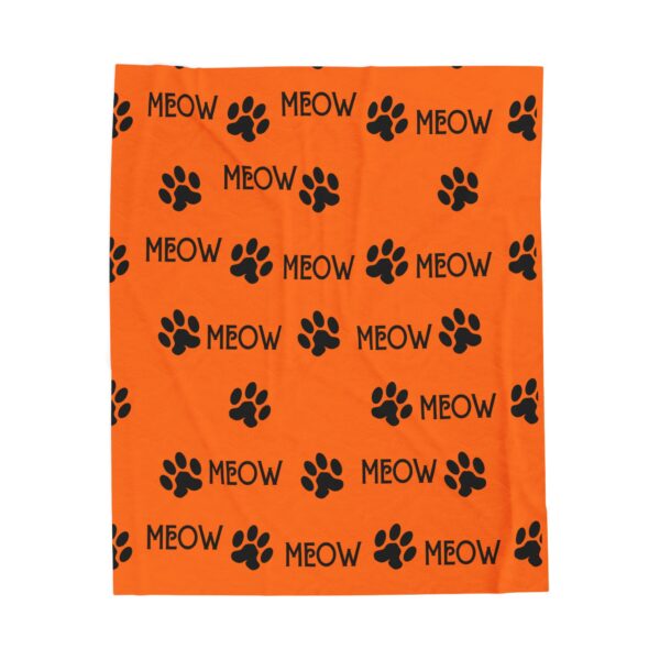 Cozy Cat-Themed Velveteen Plush Blanket | Perfect for Pet Lovers & Cozy Nights, Gifts for Cat Owners, Home Decor, Halloween - Image 5