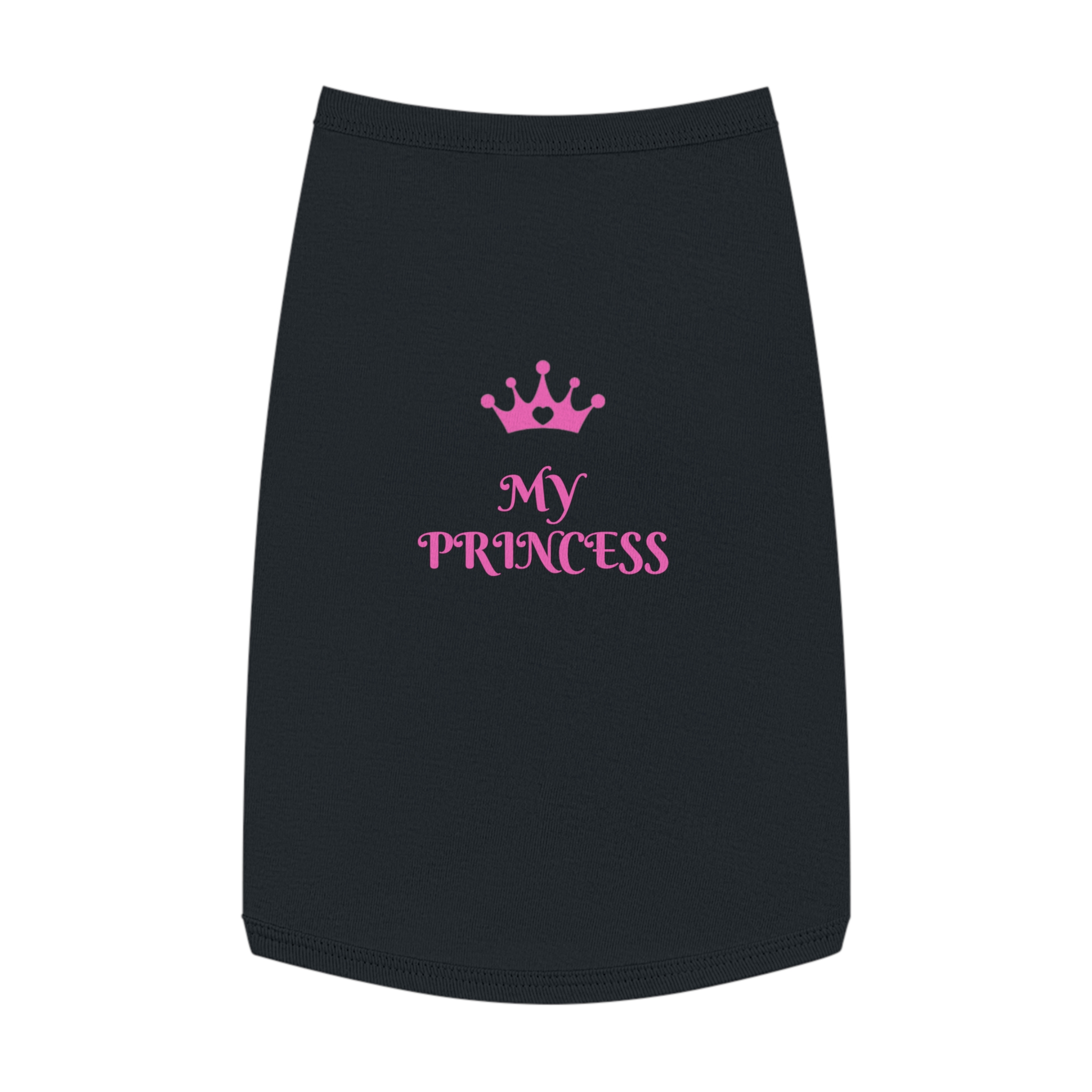 My Princess Pet Tank Top | Pink Crown Dog Shirt - Image 10