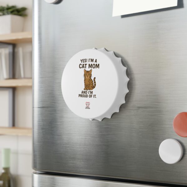 Cat-Themed Bottle Opener, Fun Kitchen Gadget, Pet Lover Gift, Unique Barware for Parties, Funny Cat Decor, My Cat's Cooler Than Your Ex - Image 4