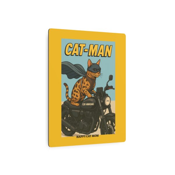 Cat-Man Metal Art Sign, Unique Wall Decor for Cat Lovers, Gift for Happy Cat Moms, Fun Home Accent, Pet-Themed Decoration, Whimsical Art - Image 7