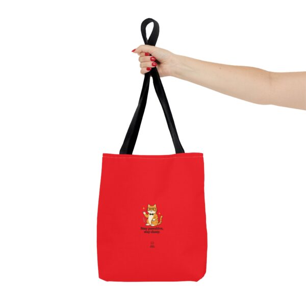 Cute Cat Tote Bag - Perfect for Pet Lovers, Everyday Use, Gift for Animal Lovers, Eco-Friendly Shopping, Fun Cat Design - Image 4