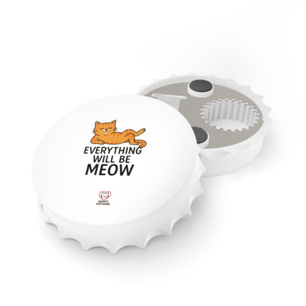 Cat-Themed Bottle Opener, Fun Kitchen Gadget, Pet Lover Gift, Unique Barware for Parties, Funny Cat Decor, My Cat's Cooler Than Your Ex - Image 3