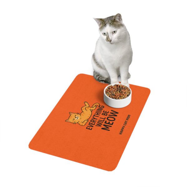 Copy of Funny Cat Food Mat - Humor for Cat Lovers, Pet Food Bowl Mat, Kitty Dining Mat, Unique Gift for Cat Parents, Decor for Pet Area - Image 3