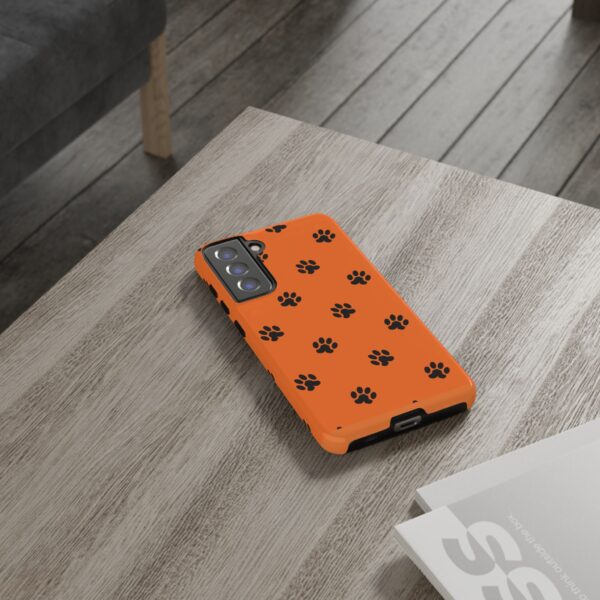 Orange Paw Print Phone Case | Tough Cases | Pet Lover Gift, Animal Print Cases, Unique Phone Cover, Fun Accessories, Birthday Gift - Image 58