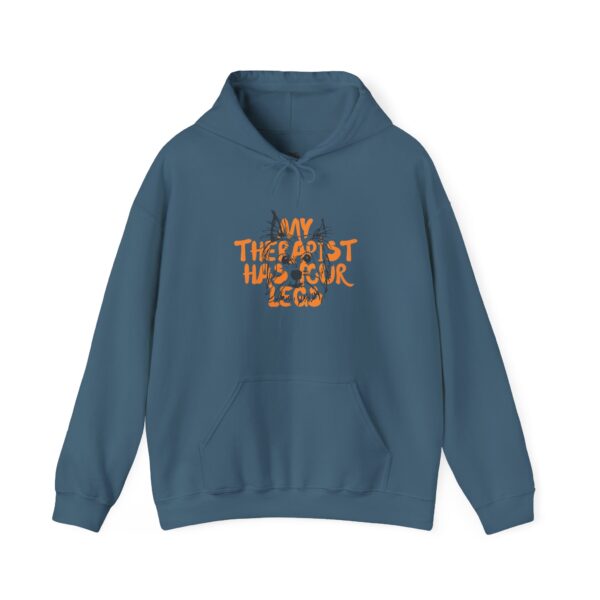 My Therapist Has Four Legs Hoodie | Dog Lover Paw Print Sweatshirt - Image 33