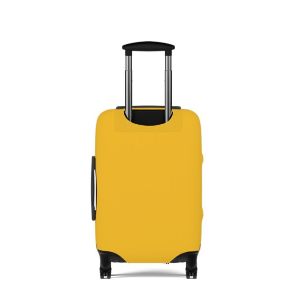 No Trip Without My Cat Luggage Cover | Yellow Cat Suitcase Travel Accessory - Image 2