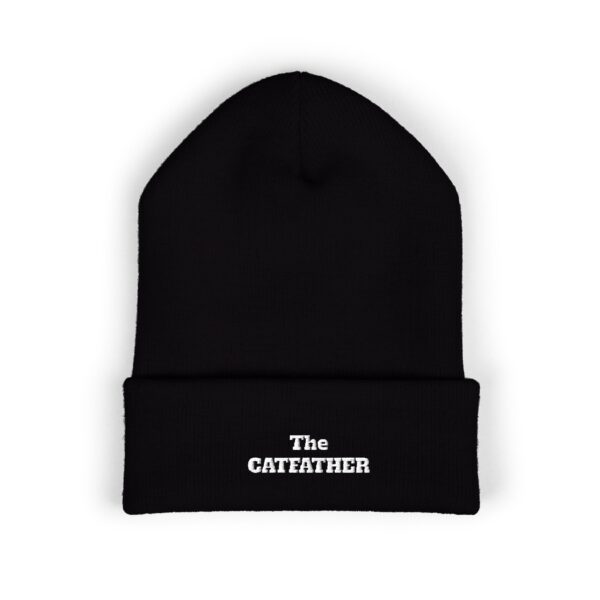 The CatFather embroidered beanie | Classic Cuffed Beanie - Image 21
