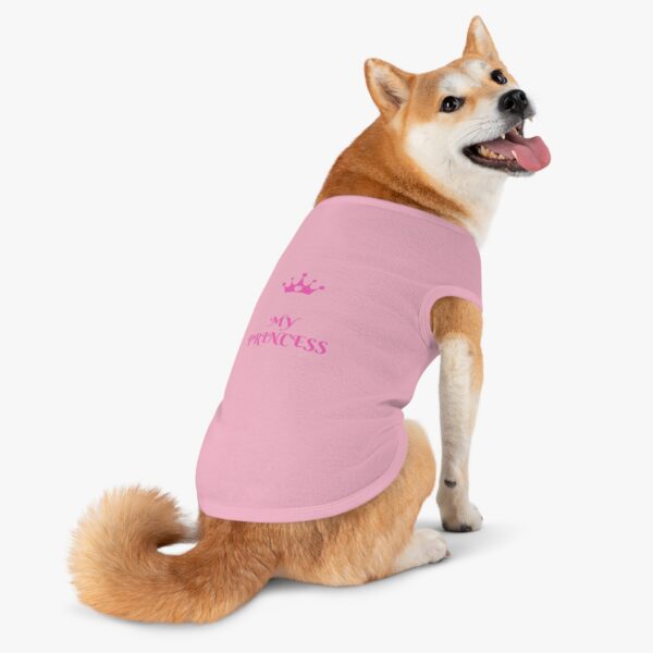My Princess Pet Tank Top | Pink Crown Dog Shirt - Image 27