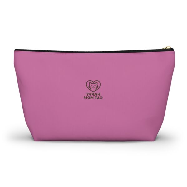 Cat Paw Hearts Accessory Pouch | Green T-Bottom Makeup Bag - Image 2