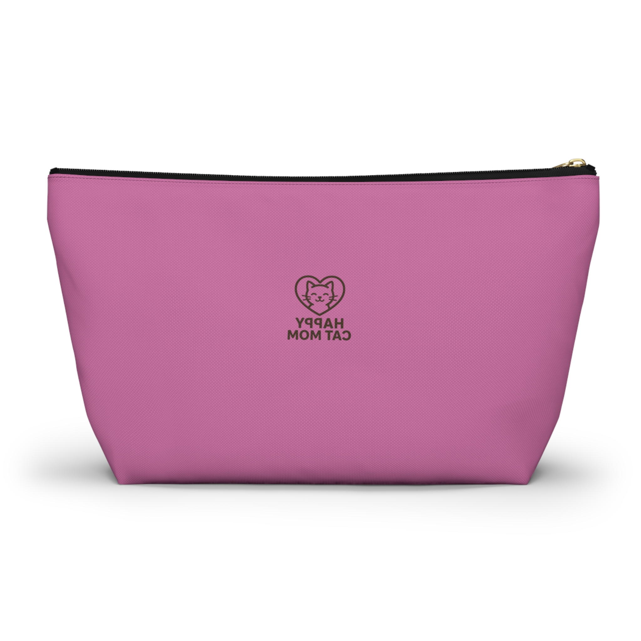 Cat Paw Hearts Accessory Pouch | Green T-Bottom Makeup Bag - Image 2