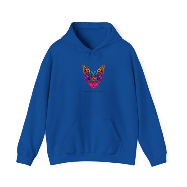 Colorful Sugar Skull Cat Hoodie | Vibrant Day of the Dead Feline Design - Image 37