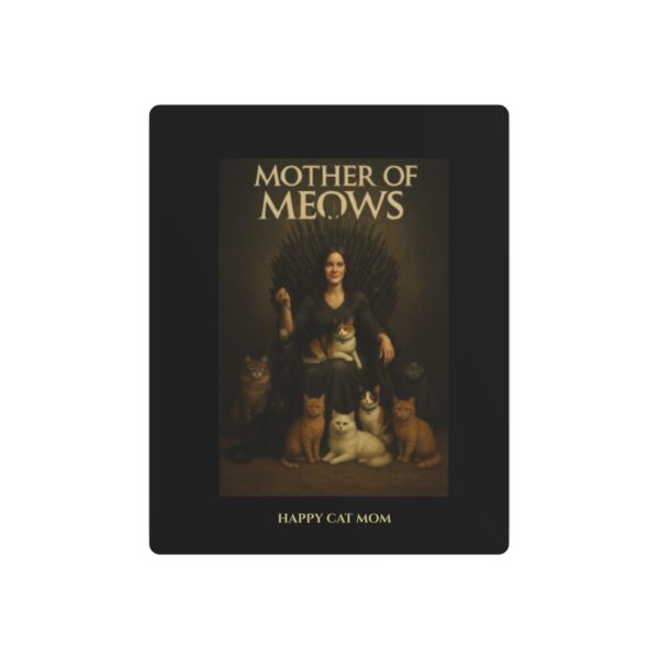 Mother of Meows Metal Art Sign, Cat Lover Decor, Happy Cat Mom Wall Art, Unique Gift for Pet Owners, Home and Garden Decoration - Image 5