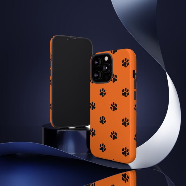 Orange Paw Print Phone Case | Tough Cases | Pet Lover Gift, Animal Print Cases, Unique Phone Cover, Fun Accessories, Birthday Gift - Image 34