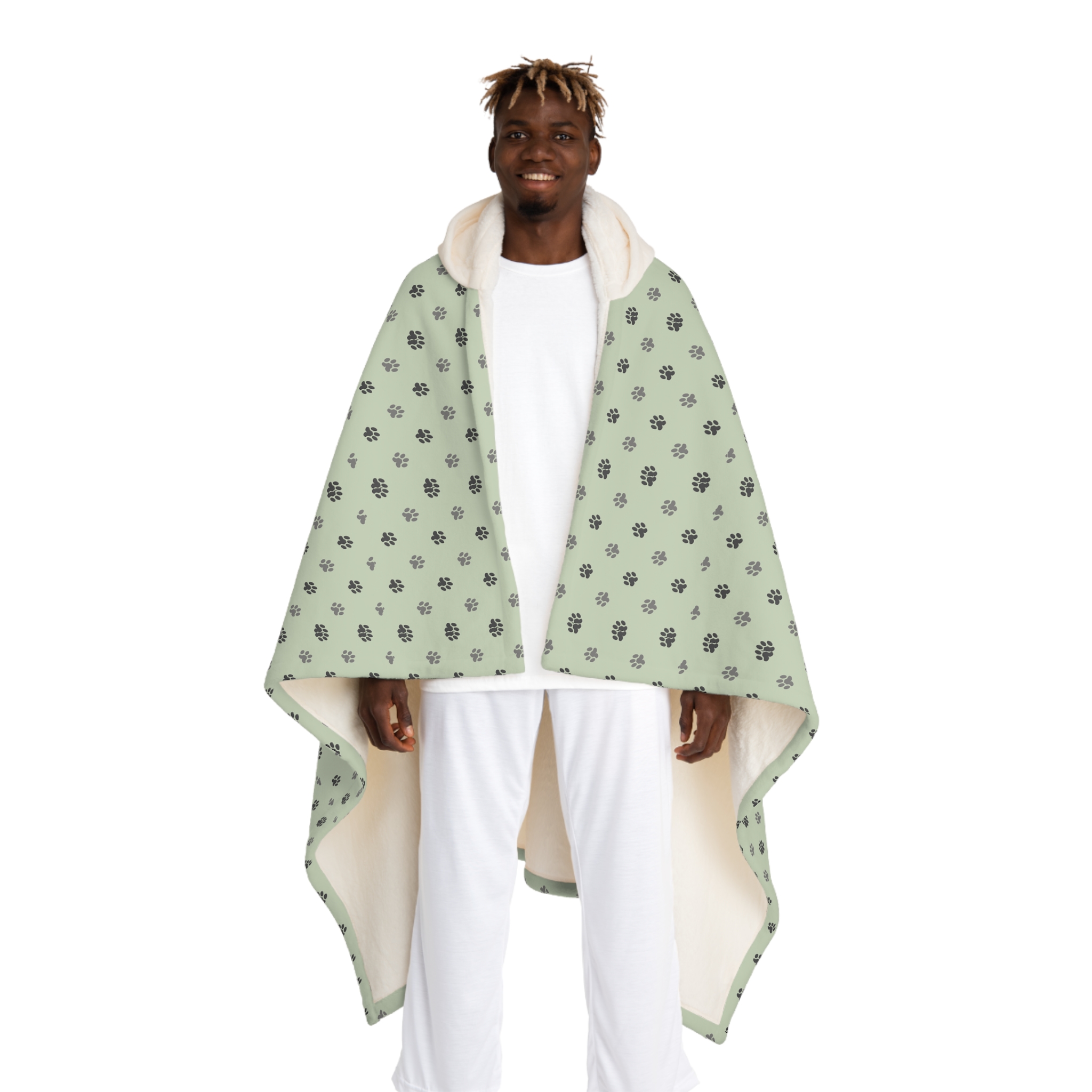 Cozy Hooded Sherpa Fleece Blanket, Soft Throw Blanket, Warm Snuggle Wrap, Perfect for Gifting, Home Décor, Winter Essentials