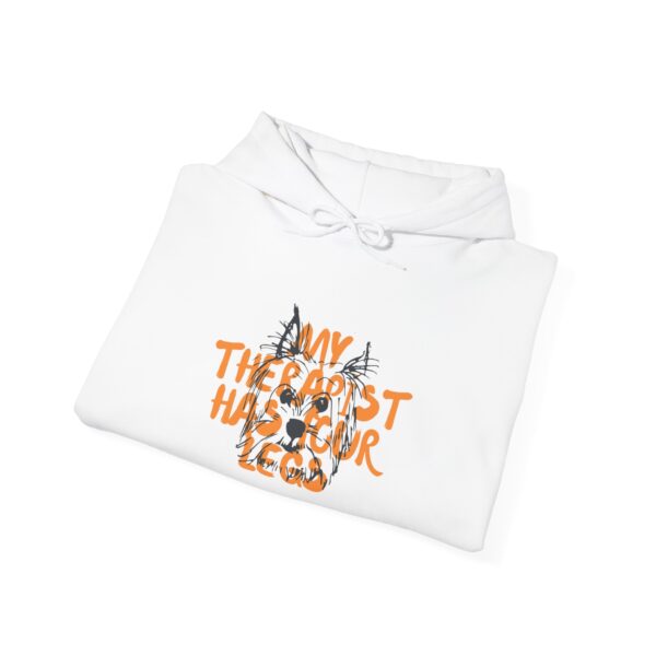 My Therapist Has Four Legs Hoodie | Dog Lover Paw Print Sweatshirt - Image 4