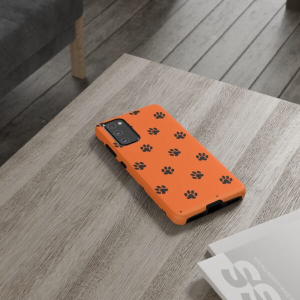 Orange Paw Print Phone Case | Tough Cases | Pet Lover Gift, Animal Print Cases, Unique Phone Cover, Fun Accessories, Birthday Gift - Image 56