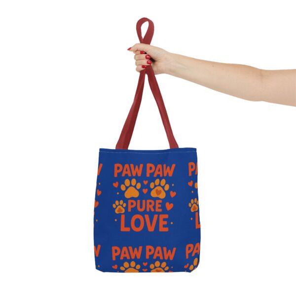 Paw Print Tote Bag - Pure Love Design, Dog Lover Gift, Animal Care Tote, Pet Accessory, Everyday Use Bag - Image 16