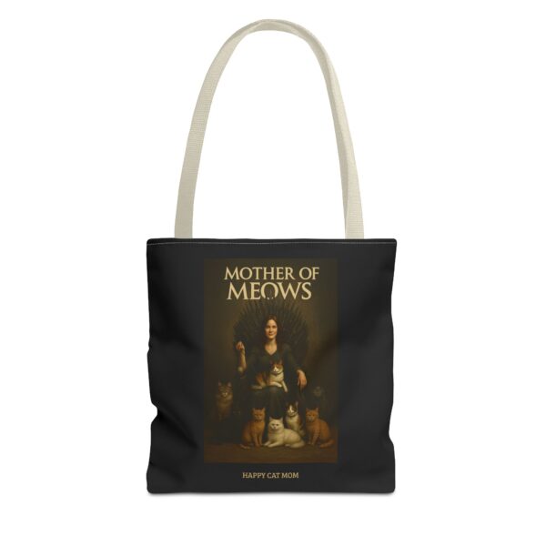 Mother of Meows Tote Bag, Cat Lovers Gift, Pet Mom Bag, Birthday Present, Animal Enthusiast, Fashionable Shopping Bag - Image 13