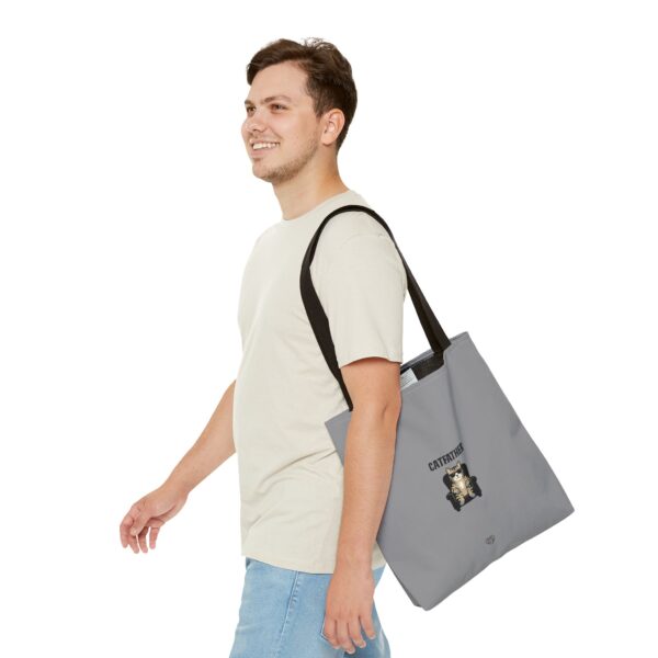 Funny Cat Tote Bag - Perfect for Cat Lovers, Gifts, Everyday Carry, Eco-Friendly Bag, Cute Cat Design - Image 7