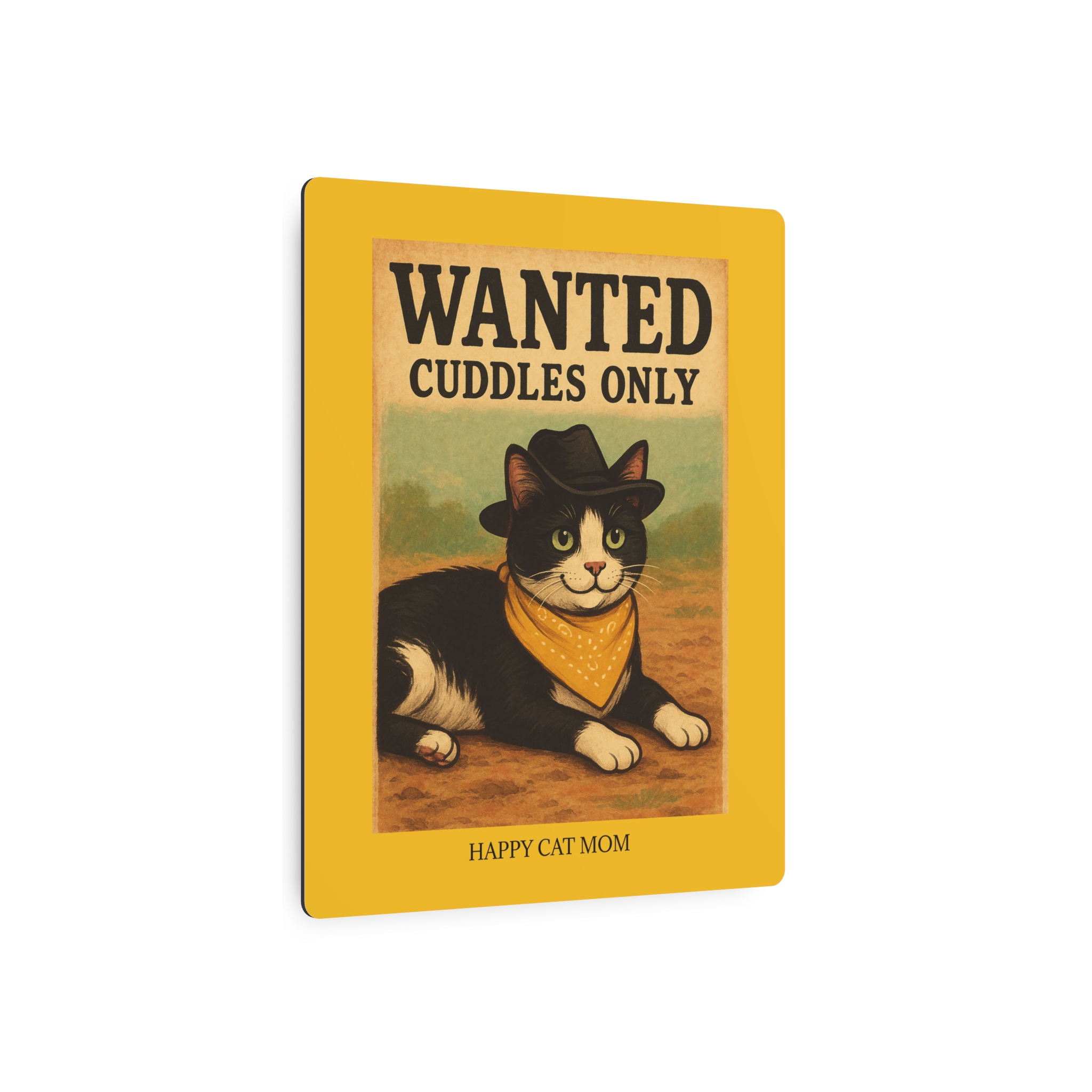 Charming Cat Metal Wall Sign, Rustic Home Decor, Cat Lover Gift, Vintage Style Decor, Funny Pet Sign, Cuddles Only Sign - Image 7