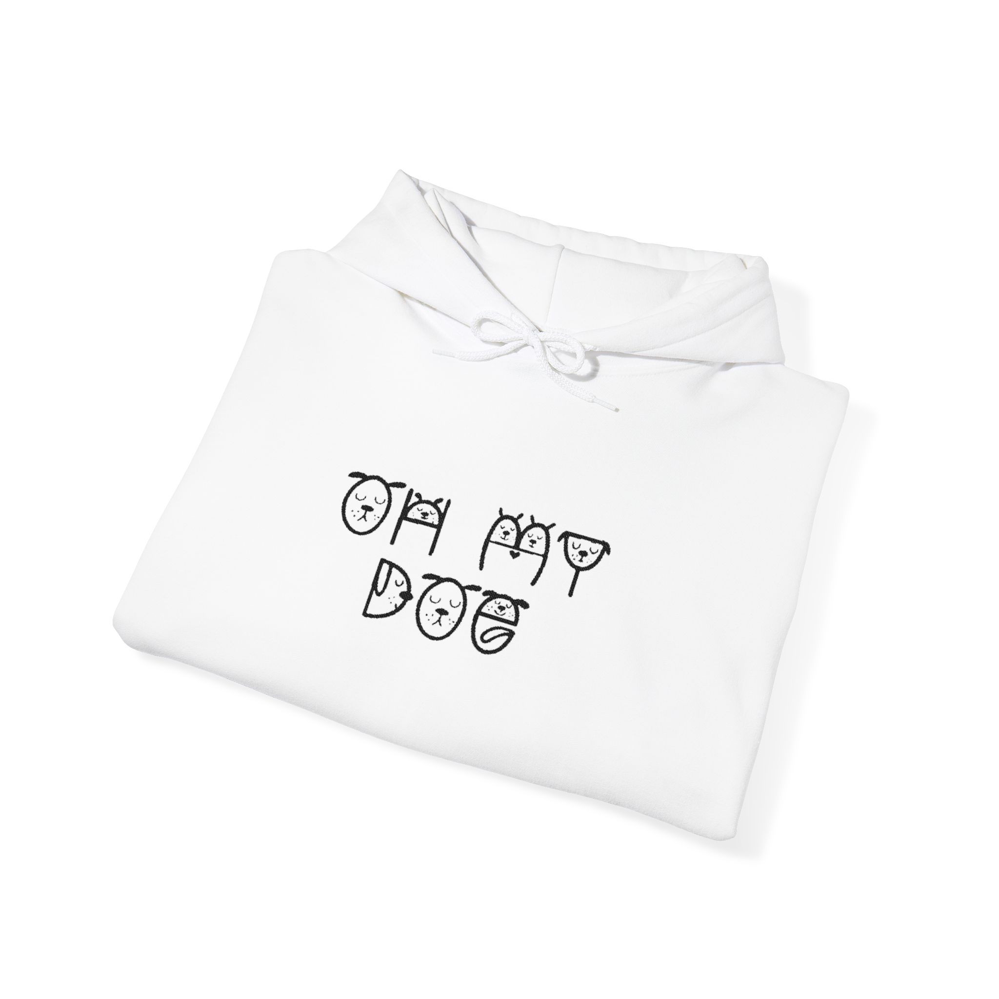 Oh My Dog hoodie | Dog Paw Lettering sweatshirt - Image 4