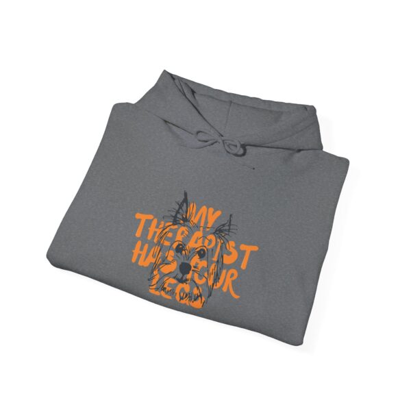 My Therapist Has Four Legs Hoodie | Dog Lover Paw Print Sweatshirt - Image 28