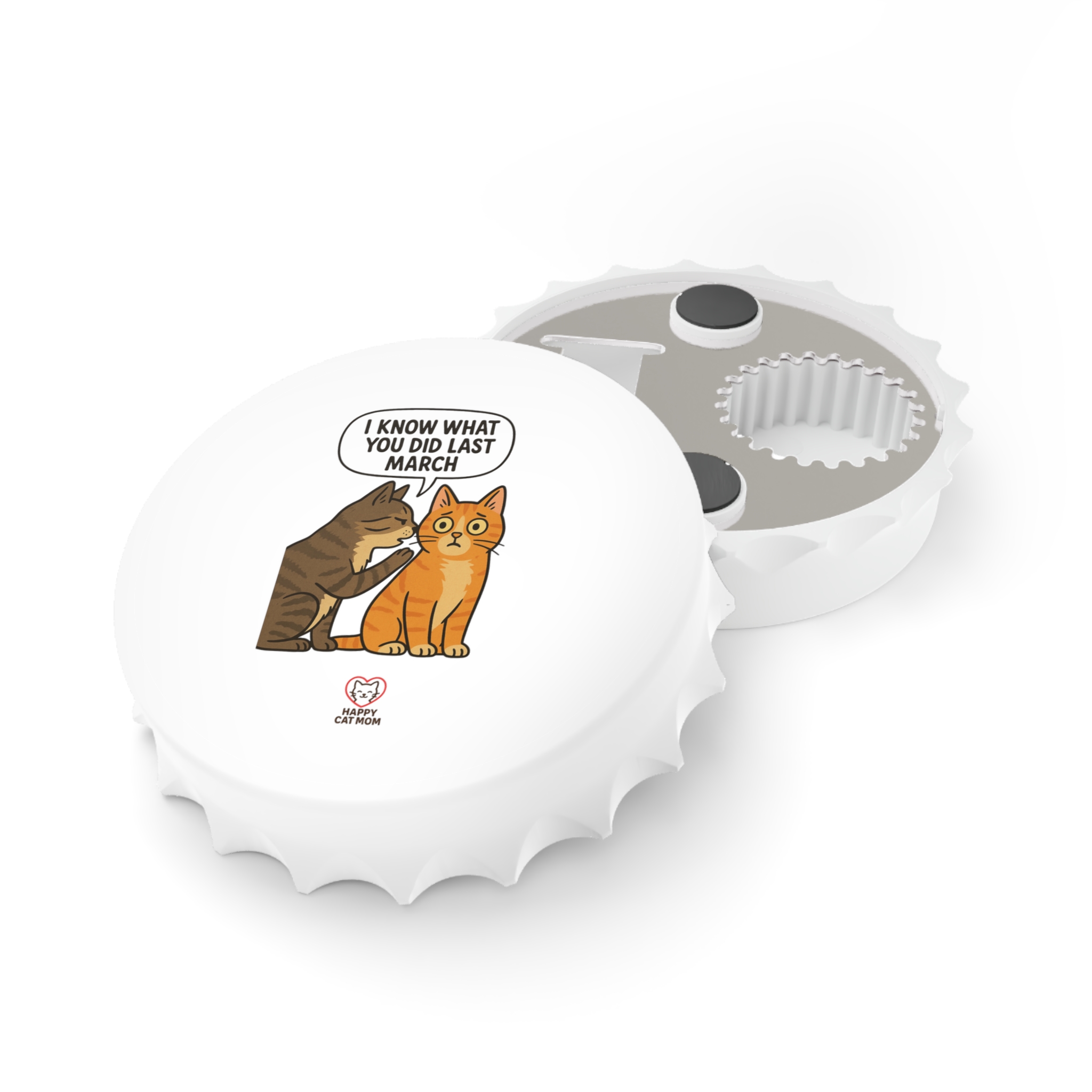 Cat-Themed Bottle Opener, Fun Kitchen Gadget, Pet Lover Gift, Unique Barware for Parties, Funny Cat Decor, My Cat's Cooler Than Your Ex - Image 3