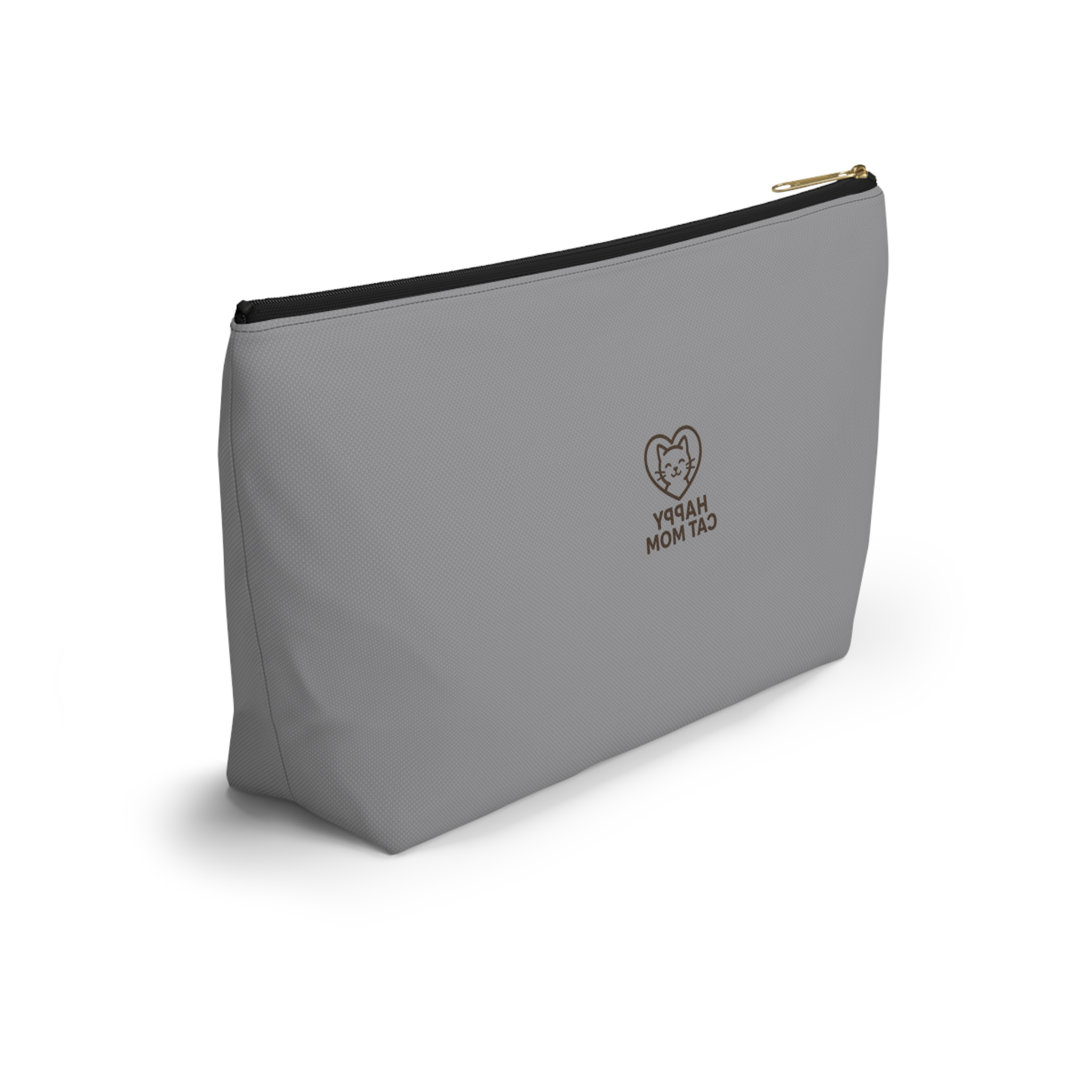 Cat Paw Hearts Accessory Pouch | Green T-Bottom Makeup Bag - Image 4