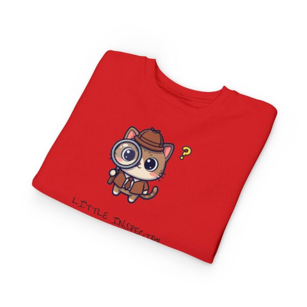 Little Inspector Cat Toddler Sweatshirt | Cute Detective Kitten - Image 23