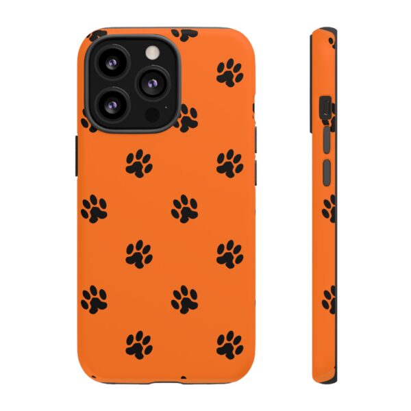 Orange Paw Print Phone Case | Tough Cases | Pet Lover Gift, Animal Print Cases, Unique Phone Cover, Fun Accessories, Birthday Gift - Image 35