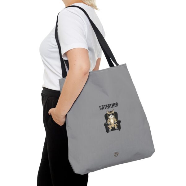 Funny Cat Tote Bag - Perfect for Cat Lovers, Gifts, Everyday Carry, Eco-Friendly Bag, Cute Cat Design - Image 12