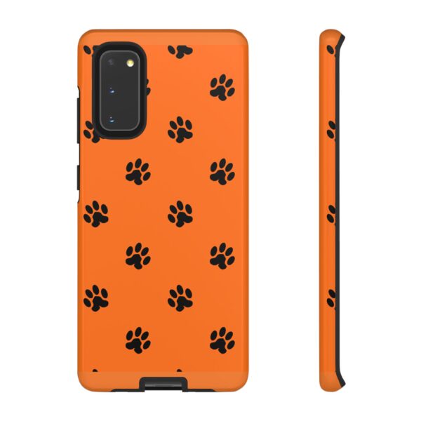 Orange Paw Print Phone Case | Tough Cases | Pet Lover Gift, Animal Print Cases, Unique Phone Cover, Fun Accessories, Birthday Gift - Image 11