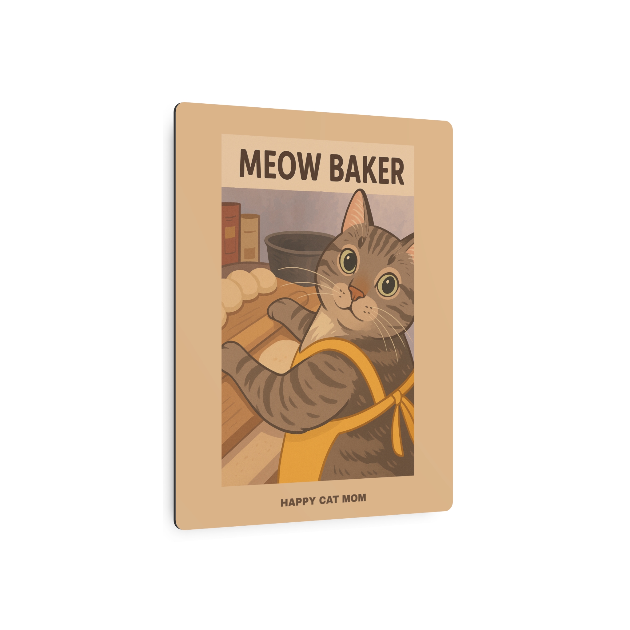 Cat Themed Kitchen Metal Art Sign, Meow Baker Decor, Funny Cat Signage, Gift for Cat Lovers, Kitchen Wall Art - Image 7