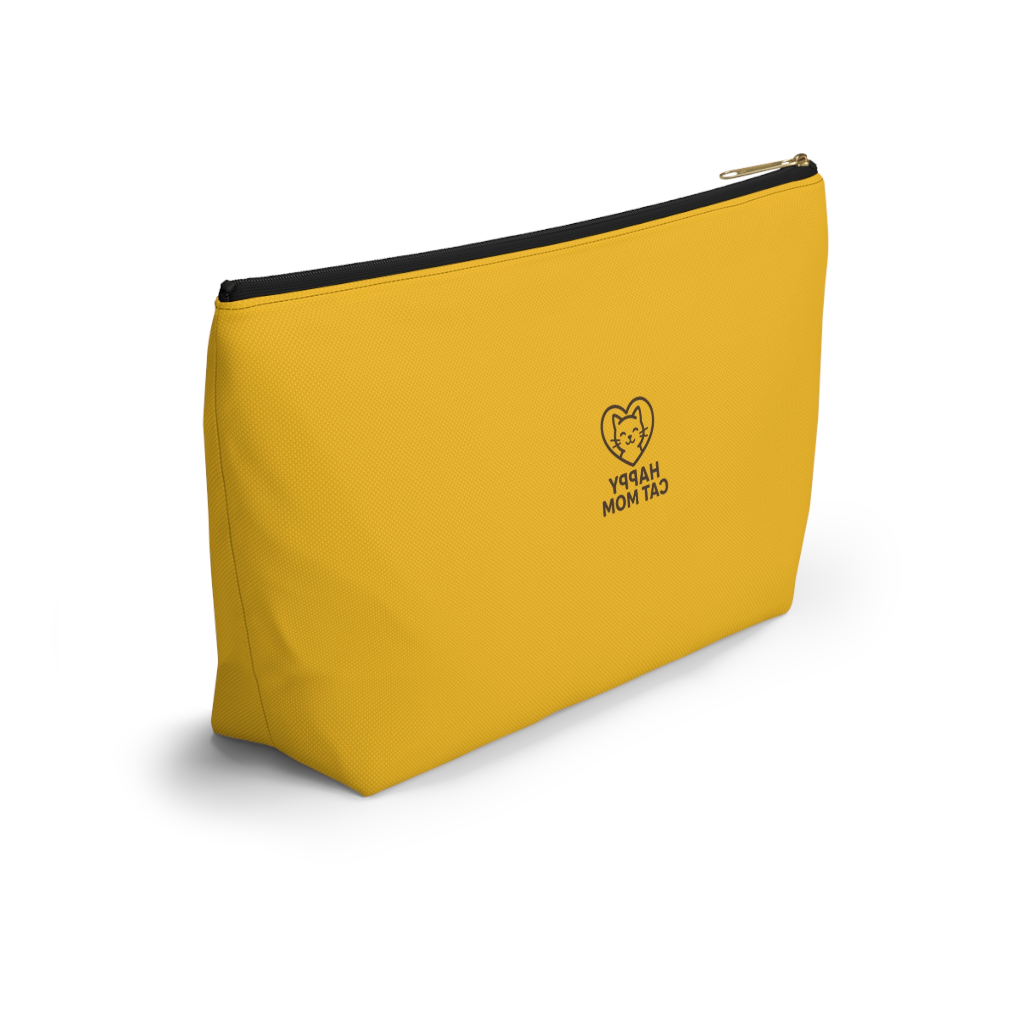 Cat Paw Hearts Accessory Pouch | Green T-Bottom Makeup Bag - Image 4