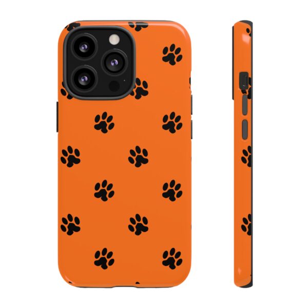 Orange Paw Print Phone Case | Tough Cases | Pet Lover Gift, Animal Print Cases, Unique Phone Cover, Fun Accessories, Birthday Gift - Image 33