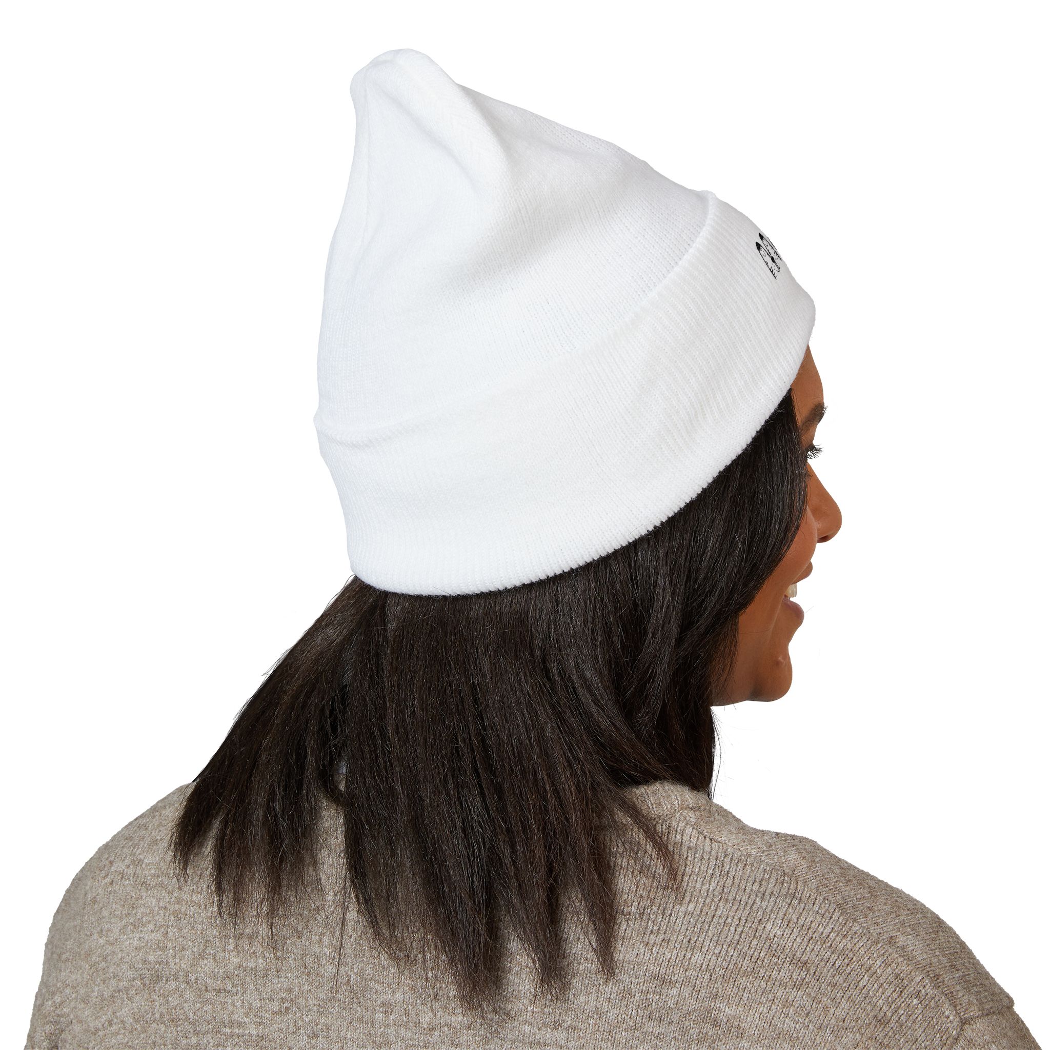 Meow Cat Letters beanie | Embroidered cuffed beanie - Image 4