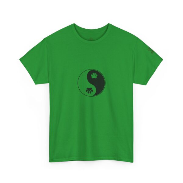 Yin Yang Unisex Heavy Cotton Tee, Pet Lovers Shirt, Spiritual Cotton Tee, Philosophy Gift, Everyday Casual Wear - Image 31