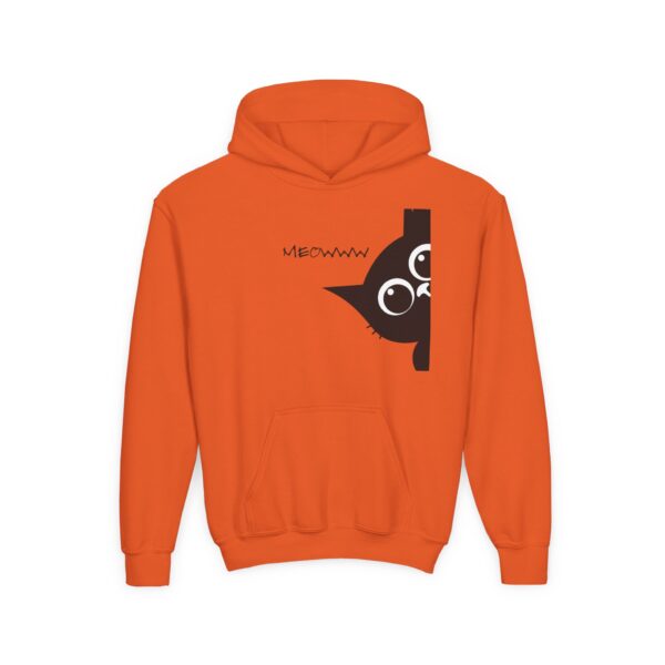 Peekaboo Cat Hoodie | Kids Pullover Hooded Sweatshirt - Image 13
