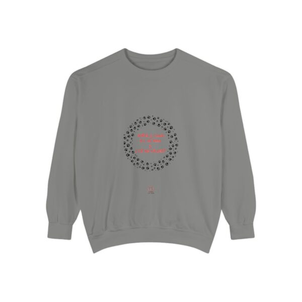 Cozy Cat Lover Sweatshirt, Winter Gift, Relaxed Fit Pullover, Cat-Themed Apparel, Holiday Sweater, Comfy Loungewear - Image 5