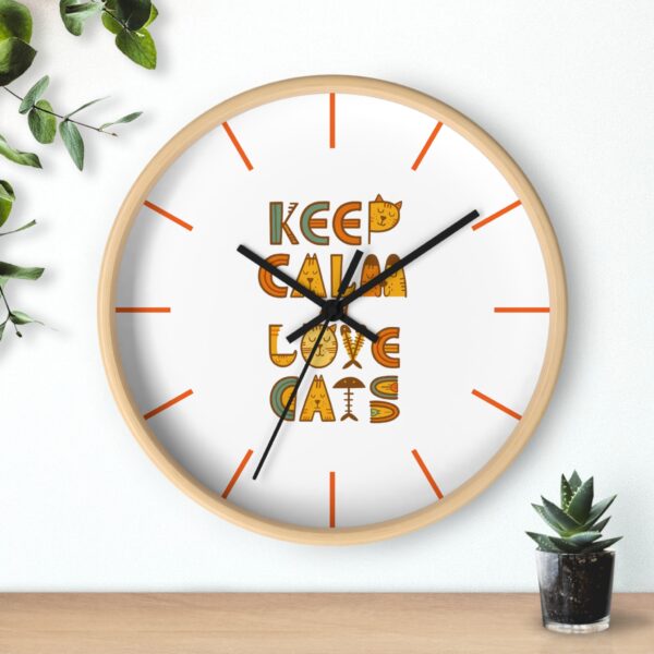 Copy of Funny Cat Wall Clock - Time is Running, Cat Decor, Unique Gift for Cat Lovers, Home Office Wall Art, Quirky Kitty Clock - Image 15