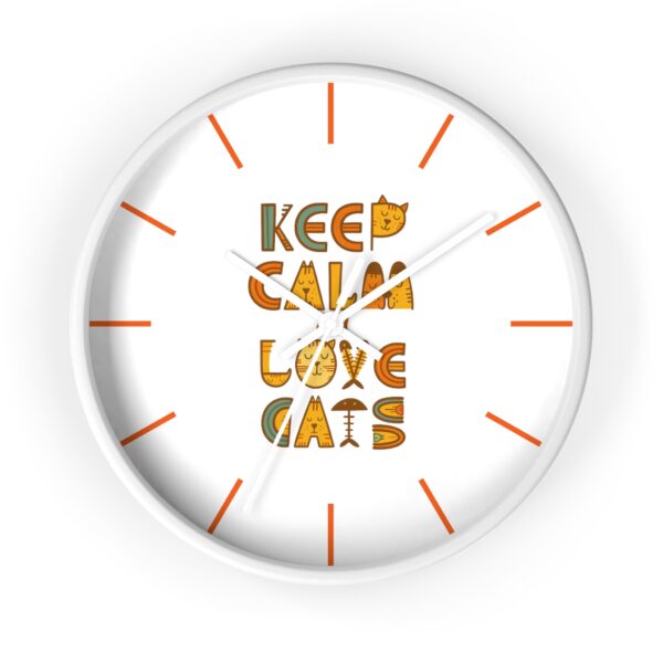 Copy of Funny Cat Wall Clock - Time is Running, Cat Decor, Unique Gift for Cat Lovers, Home Office Wall Art, Quirky Kitty Clock - Image 10