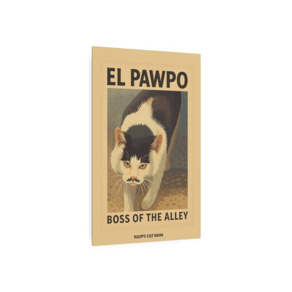 Vintage Cat Metal Art Sign - El Pawpo, Home Decor, Cat Lovers Gift, Wall Decoration, Animal Art - Image 7
