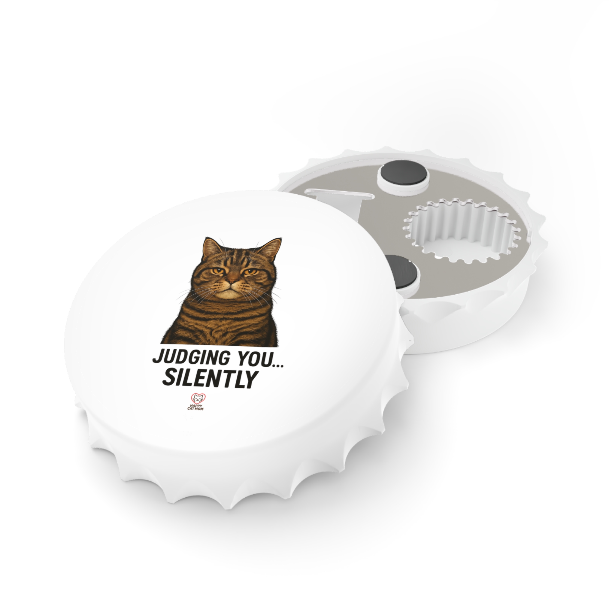 Cat-Themed Bottle Opener, Fun Kitchen Gadget, Pet Lover Gift, Unique Barware for Parties, Funny Cat Decor, My Cat's Cooler Than Your Ex - Image 3