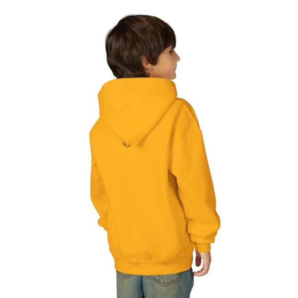 Free Happiness Cat Youth Hoodie | Cute Black Cat Graphic - Image 12