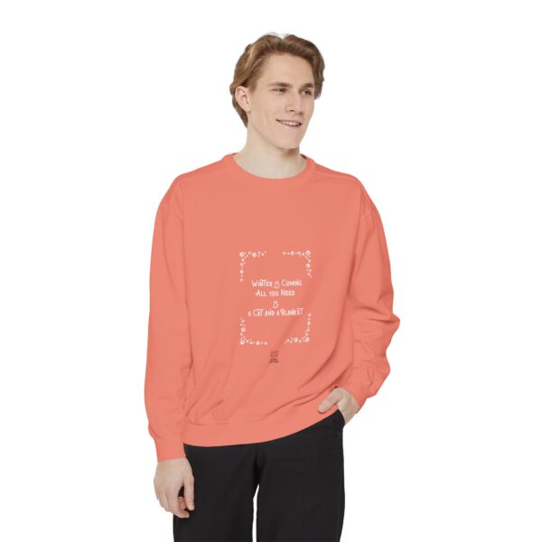 Unisex Garment-Dyed Sweatshirt - Image 3