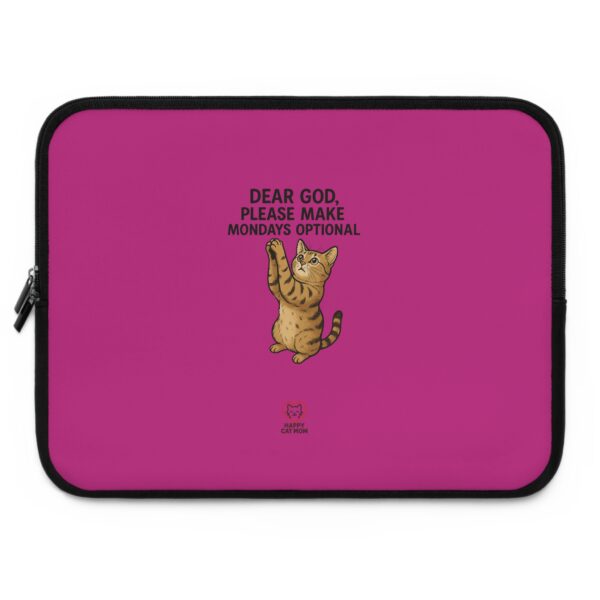 Whimsical Cat Laptop Sleeve - Fun Tech Case, Stylish Computer Bag, Gift for Cat Lovers, Cute Accessory for Every Occasion, Laptop Protector - Image 9
