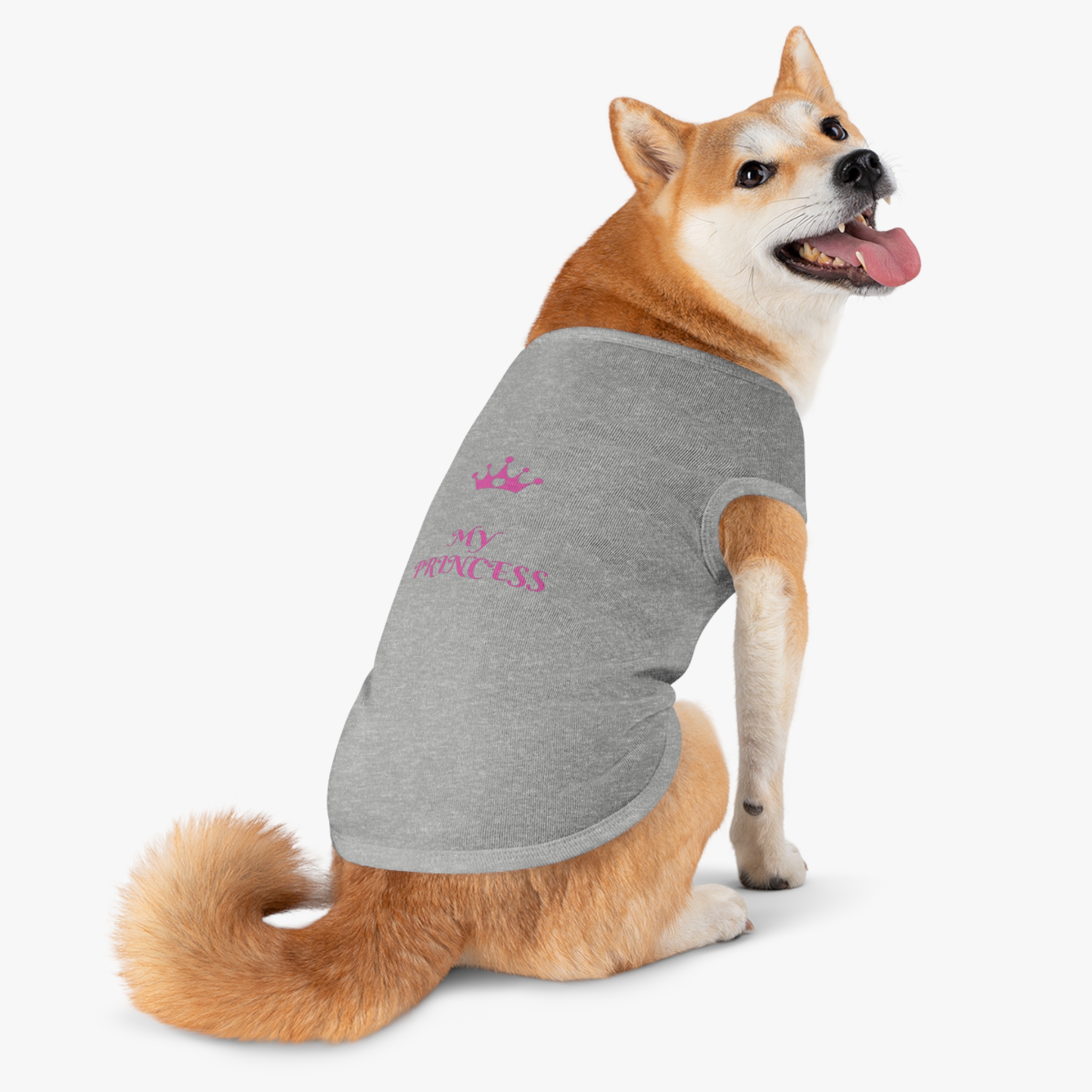 My Princess Pet Tank Top | Pink Crown Dog Shirt - Image 24