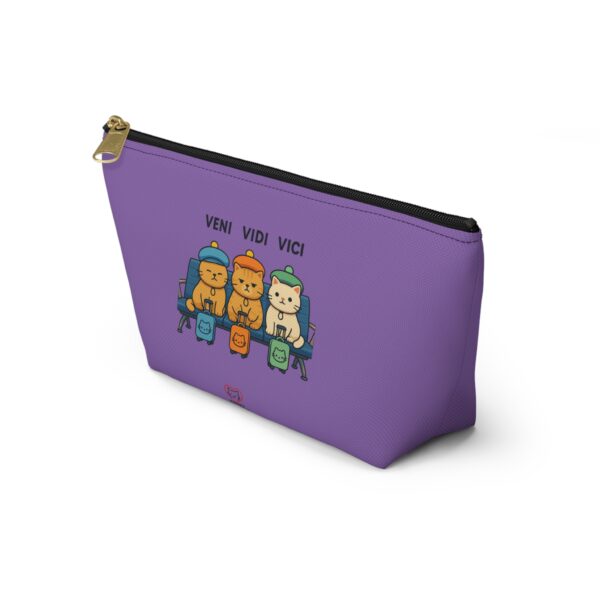 Veni Vidi Vici Cartoon Cats Accessory Pouch - Image 7